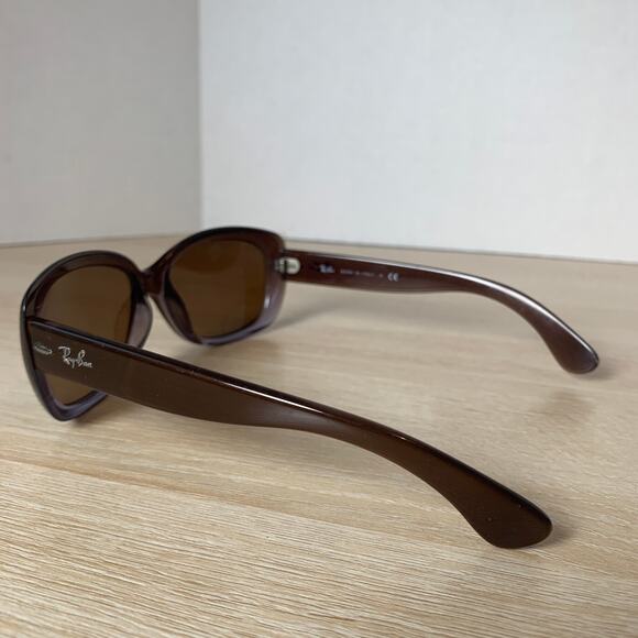 Ray-Ban RB4101 JACKIE OHH Sunglasses 860/51 3N Brown FRAMES ONLY 58-17-135 - Picture 7 of 8